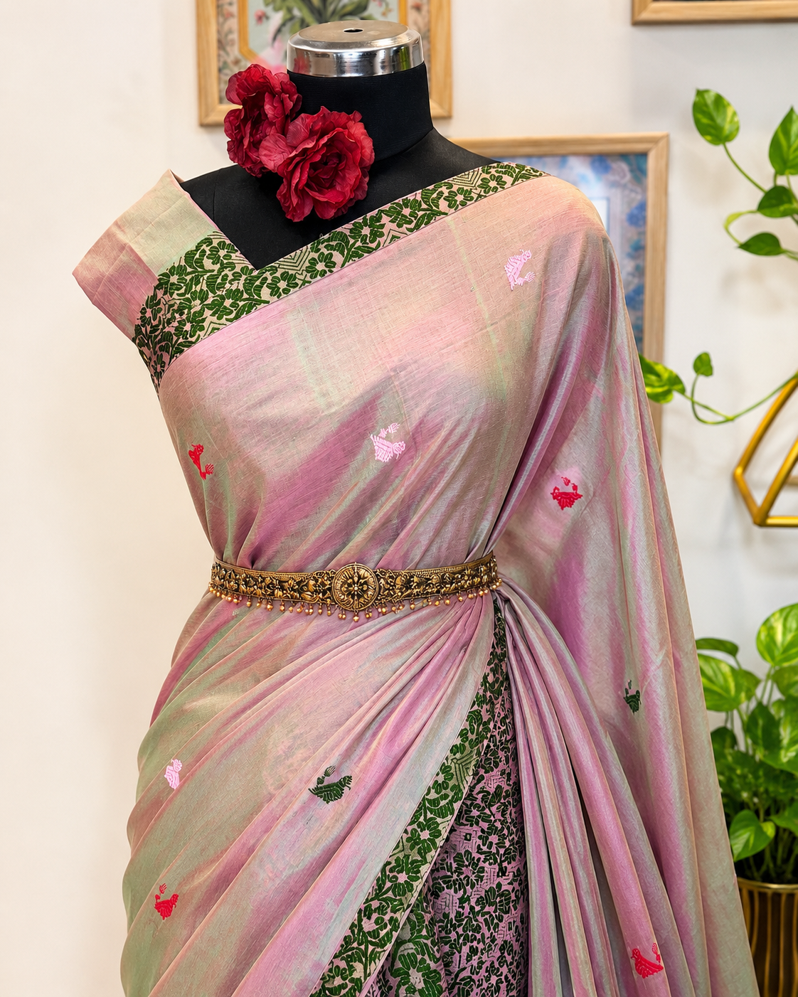 Meksha handwoven Mekhela Sador in Assam Silk