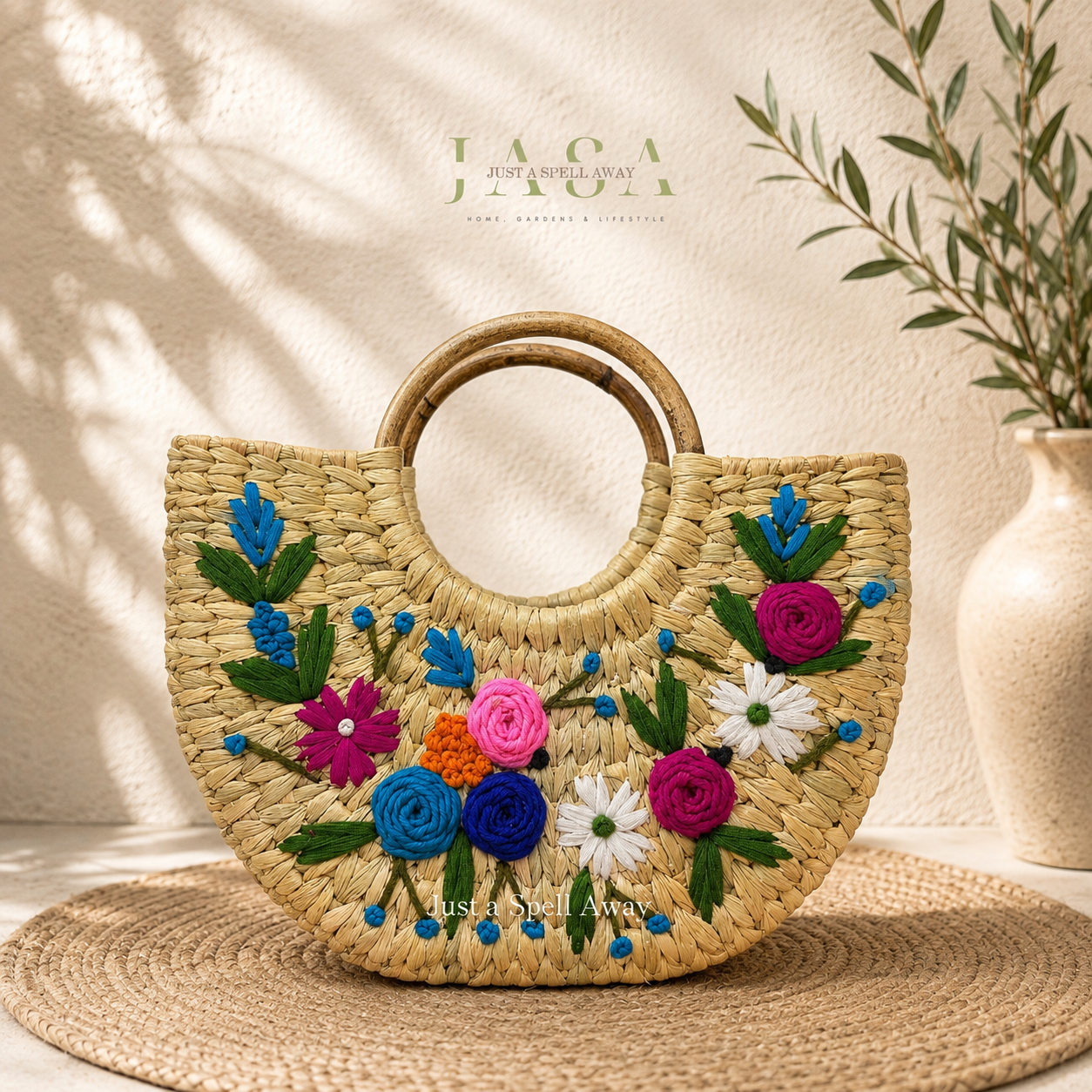 Firozi Bloom Mini Bag