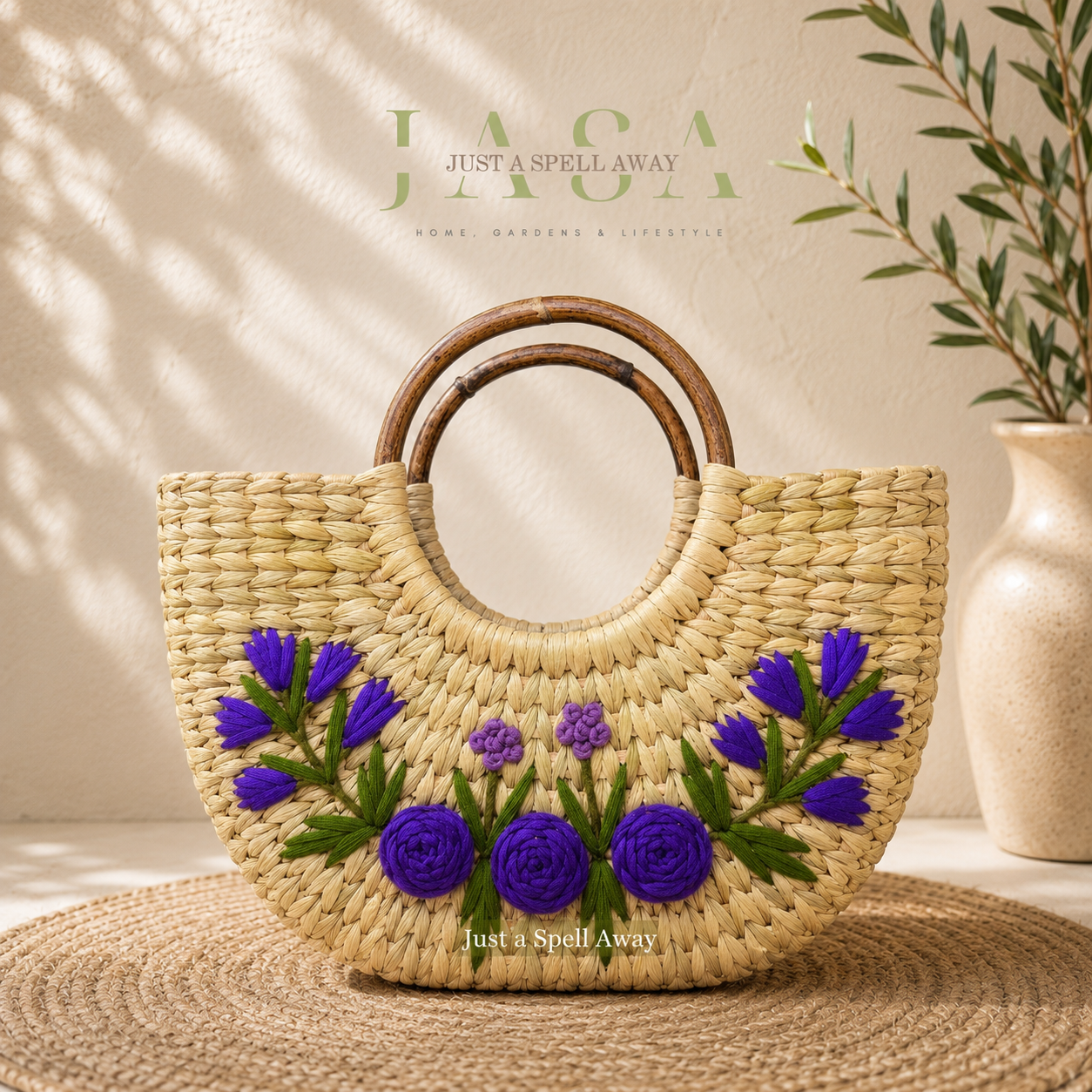Purple Rose Mini Bag